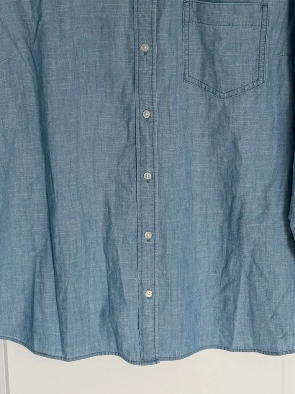 NEW J. Crew Light Chambray Signature Fit Button-Down Shirt plus 2X 39751